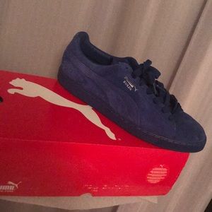 Pumas Suede classic + Men 14, blue